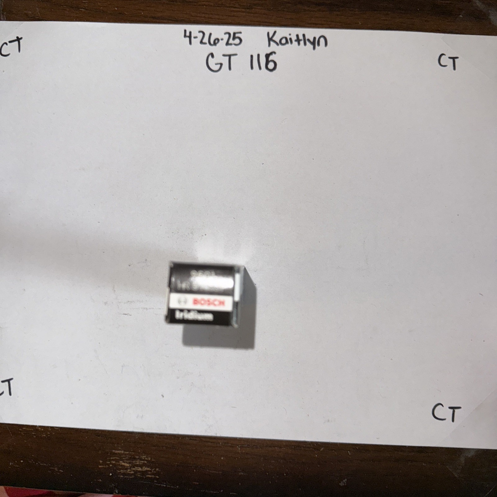 One New Bosch Iridium Spark Plug 9601