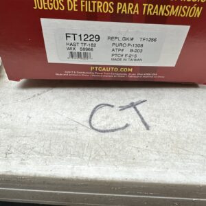 PTC Auto Transmisdion Filter Kit w/Gasket FT1229 F-215