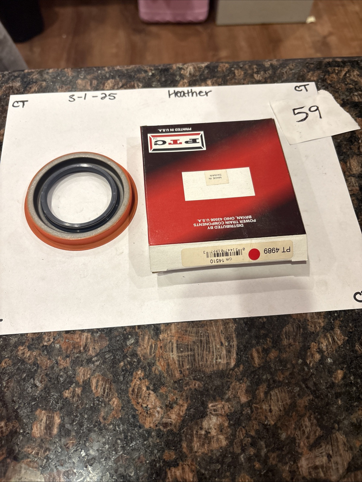 PTC PT4989 Oil and Grease Seal