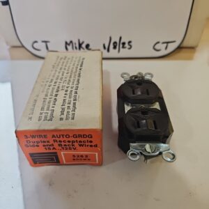 Pass & Seymour Receptacle 5262 15A 125V Brown