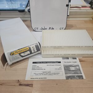 Performax PC-31 Cabin Air Filter CF8791 CF1012 C-15388 AQ1031