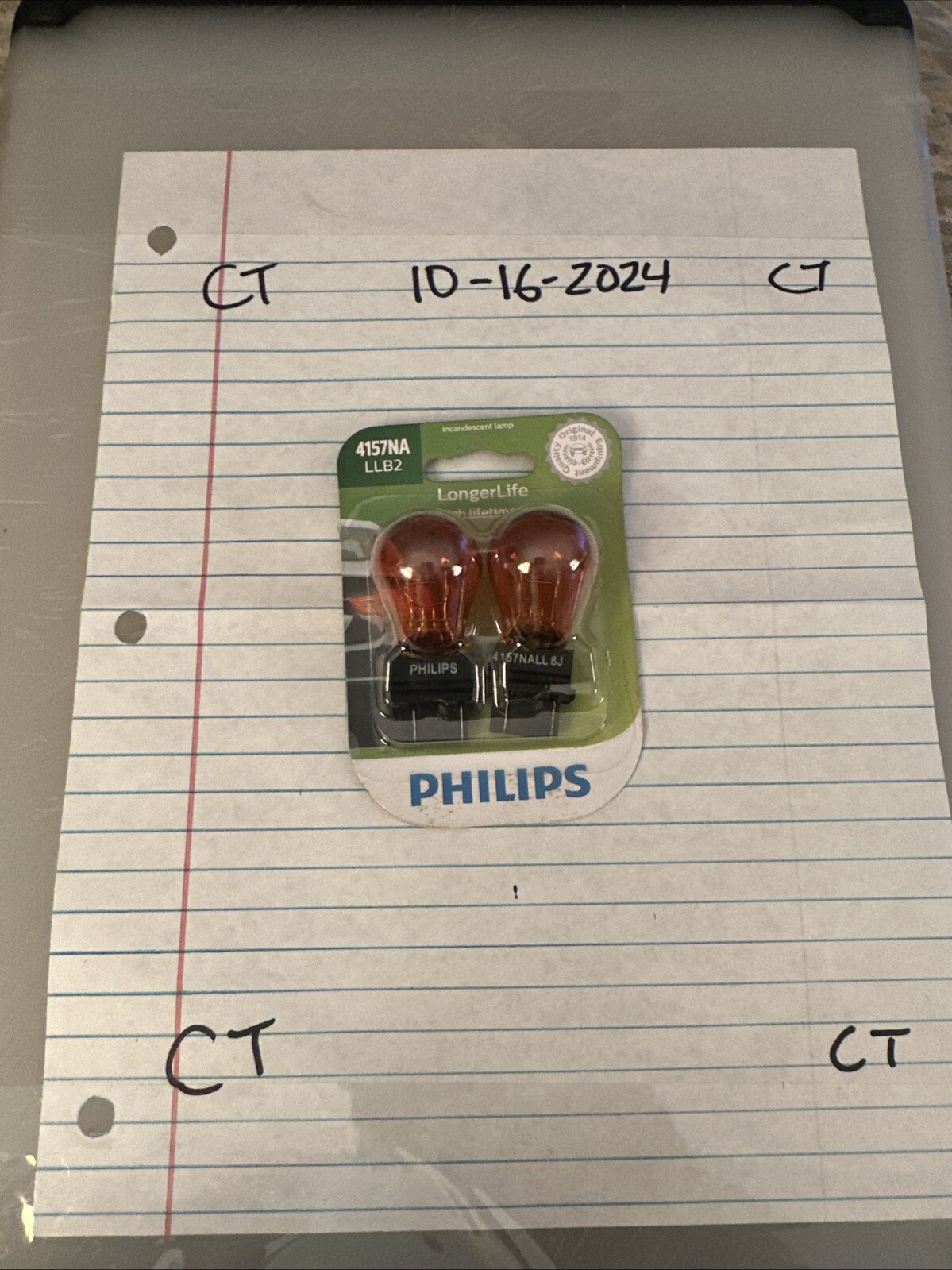 Philips 4157NA LongerLife Miniature Bulb 2 Pack