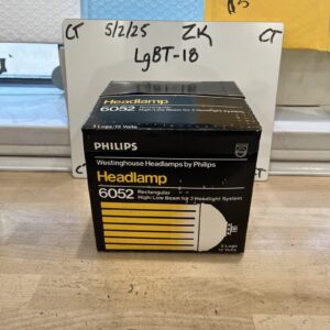 Phillips 6052C1 High / Low Beam 6052 Headlight Bulb 3 Lugs 12V