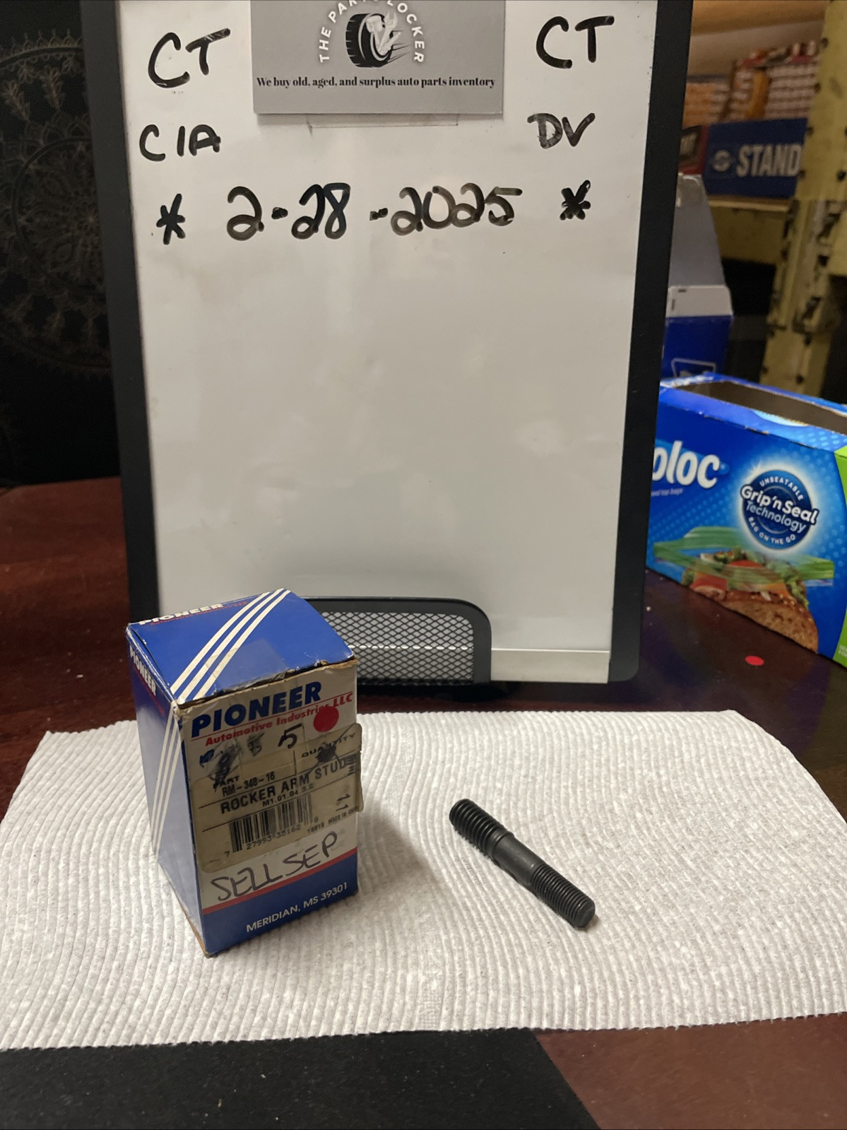 Pioneer Automotive RM348-16 ROCKER ARM STUD