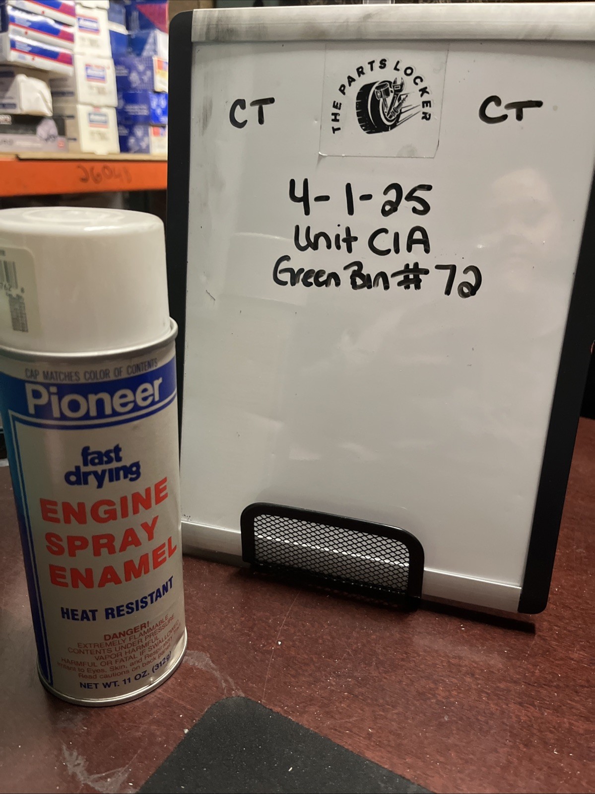 Pioneer Fast Drying Engine Enamel, Gloss White T-55