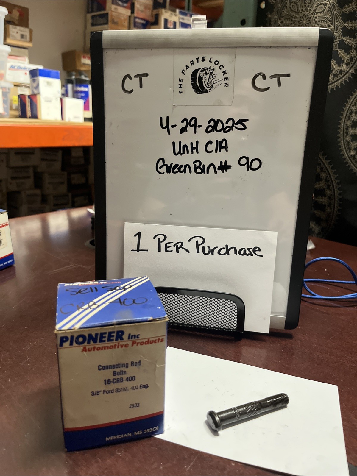 Pioneer connecting rod bolt CRB340 1 Per Purchase