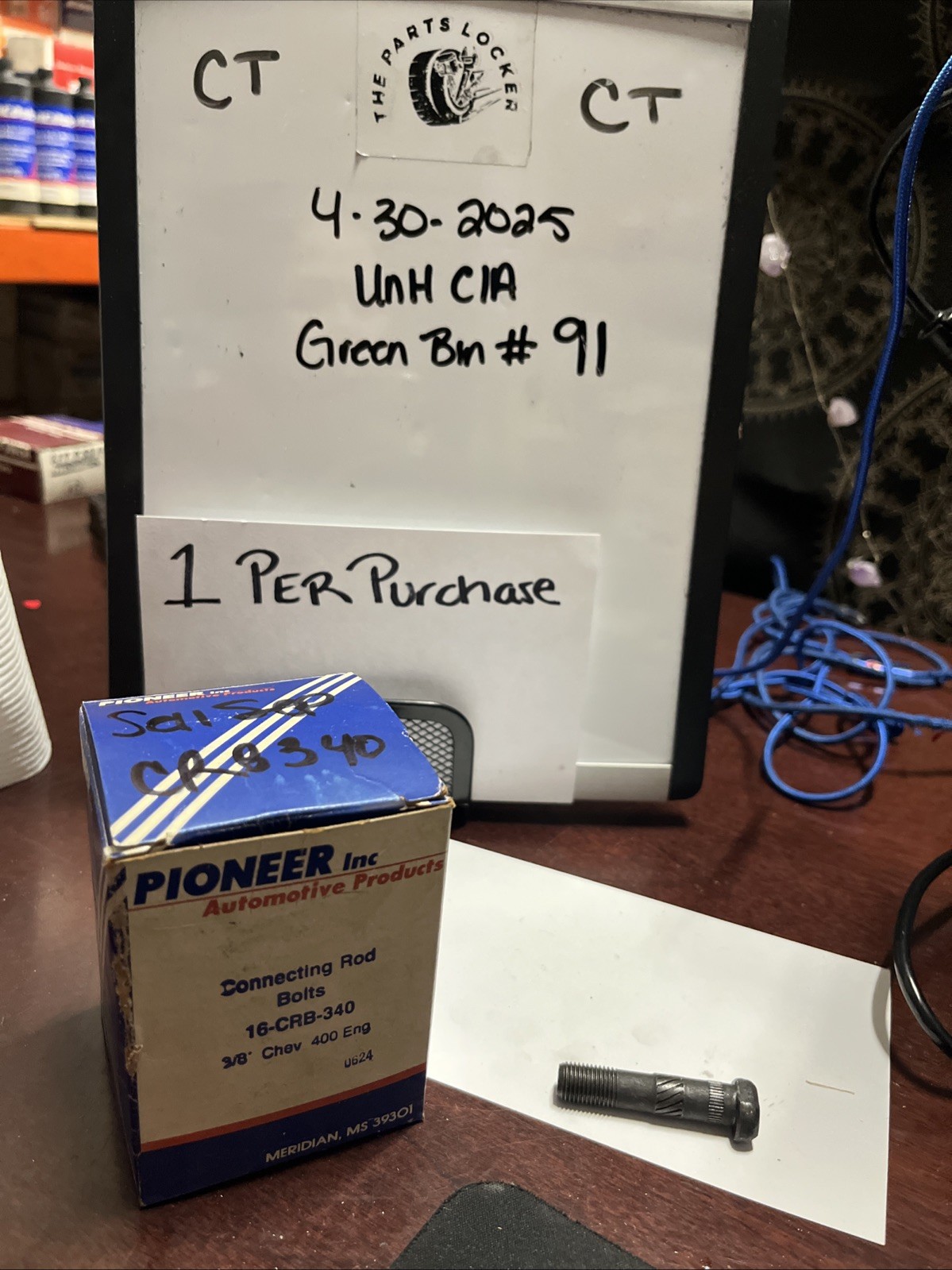 Pioneer connecting rod bolt CRB340 1 Per Purchase
