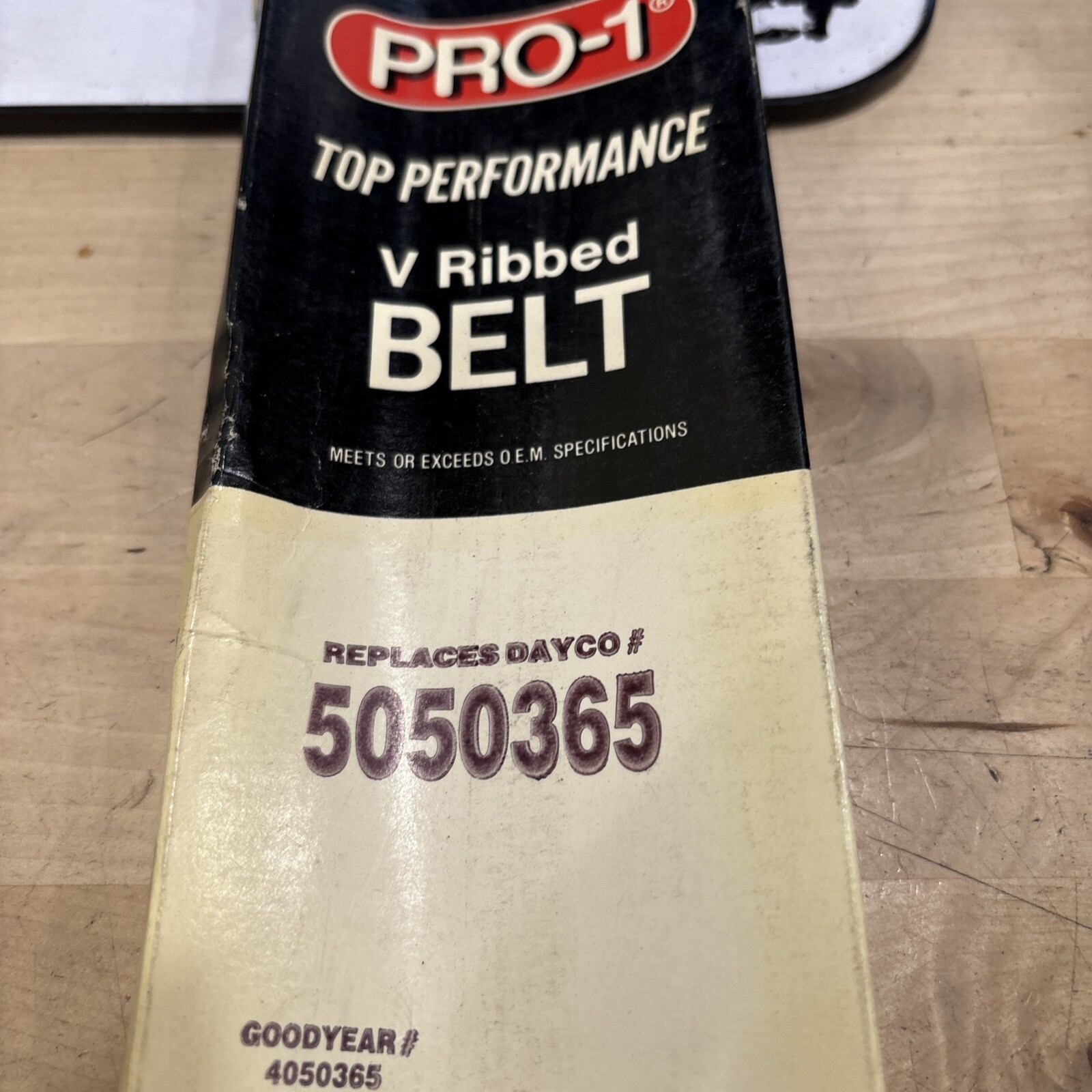 Pro-1 V Ribbed Serpentine Belt Replaces Dayco 5050365 & Gates K050365 - Image 3