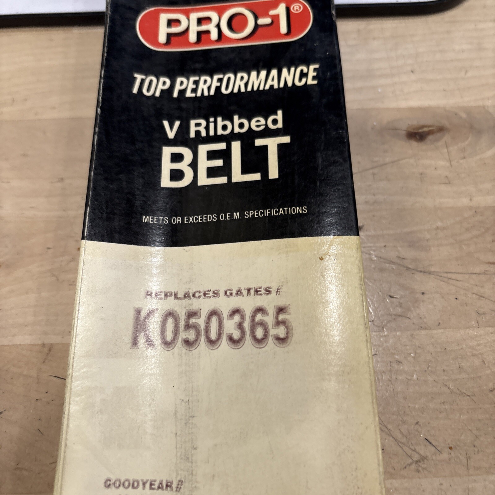 Pro-1 V Ribbed Serpentine Belt Replaces Dayco 5050365 & Gates K050365 - Image 4