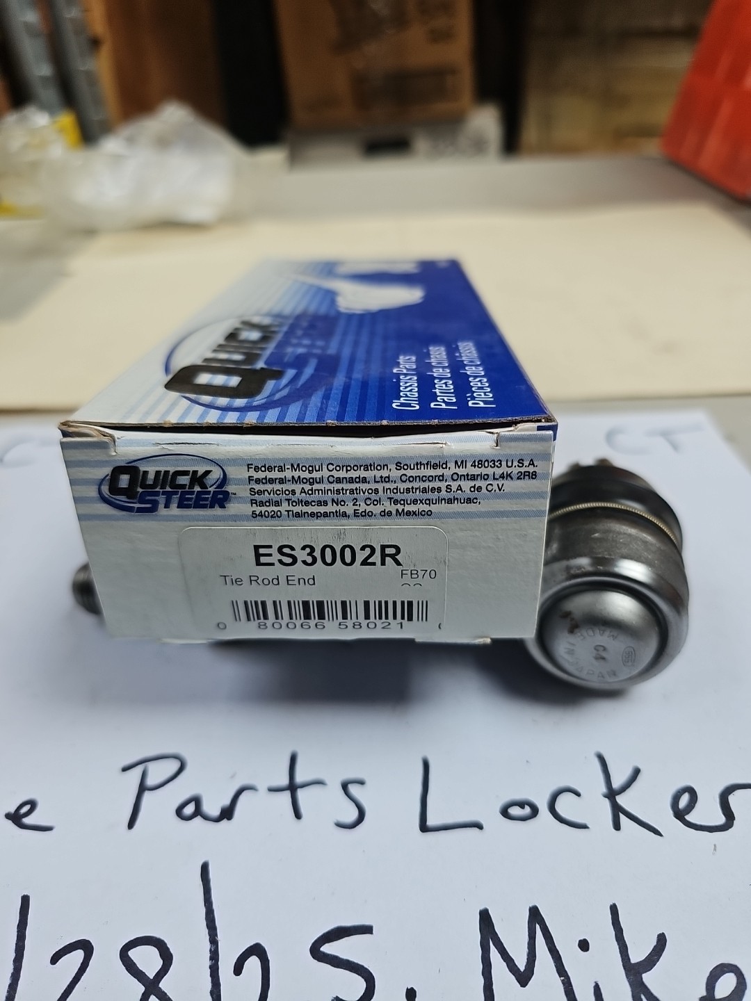 Quick Steer ES3002R Steering Tie Rod End For 86-97 Nissan D21 Pathfinder Pickup - Image 3