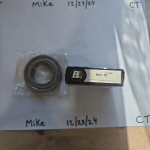 R20 2RS 1.25" ID x 2.25" R20 2RS 1 Row Double Seal Radial Ball Bearing