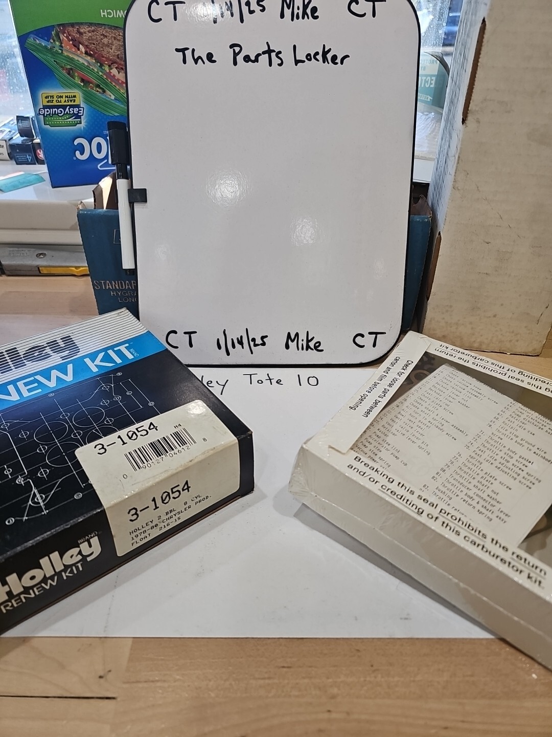 RARE Holley 3-1054 Carburetor Renew Kit For Holley 2 BBL 8cyl 78-80 Chrystler