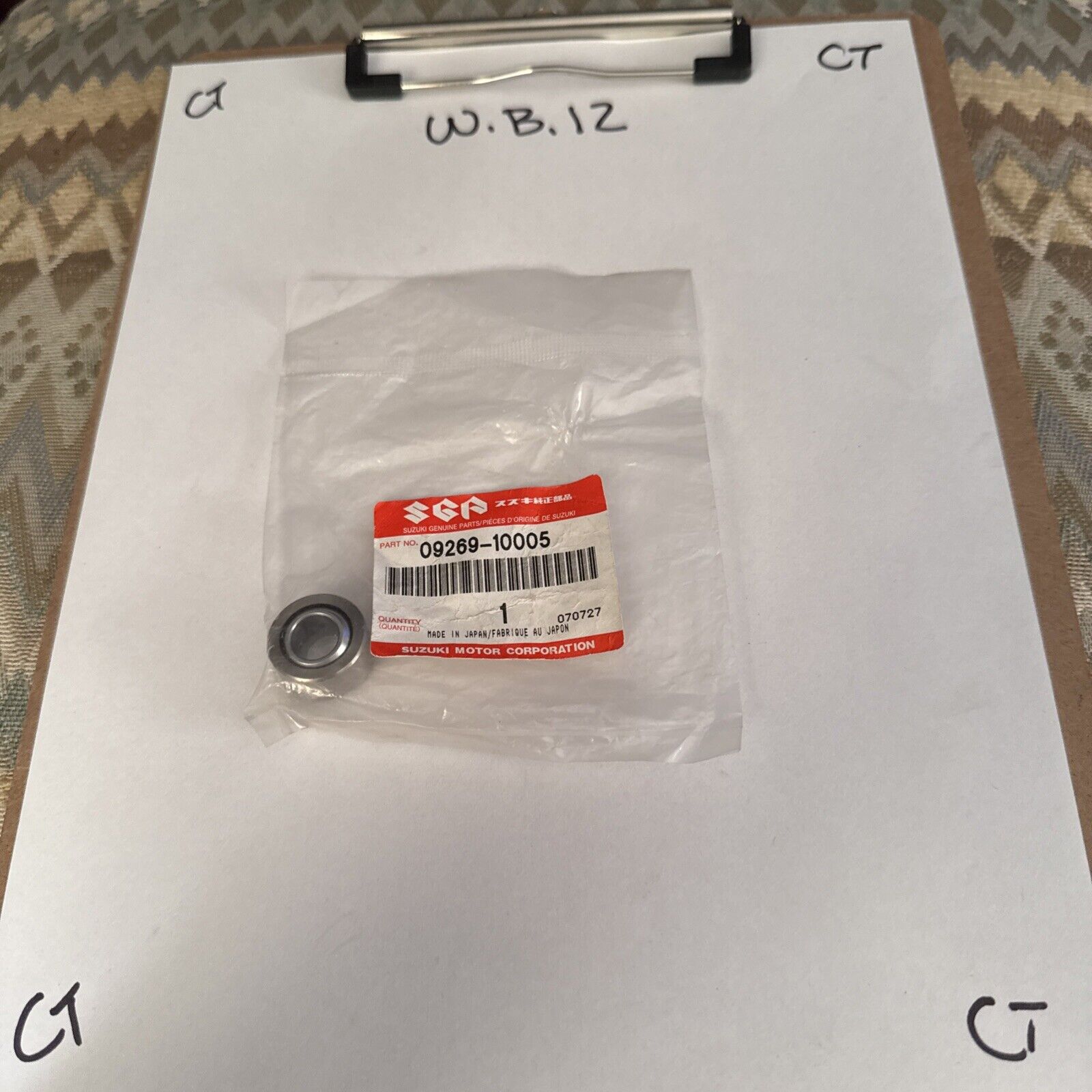 RG400 Walter Wolf RG500 Rear Cushion Lever Bearing NOS 09269-10005-000