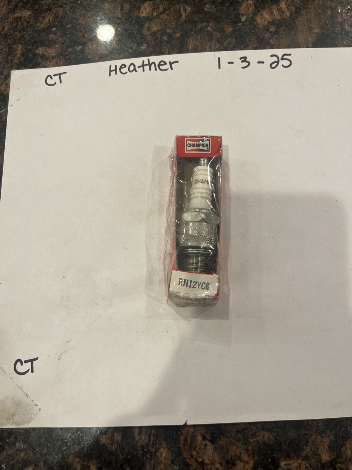 RN12YC6 Champion Automotive Spark Plug RN12YC6 Spark Plug Qty 1 Piece - Image 4