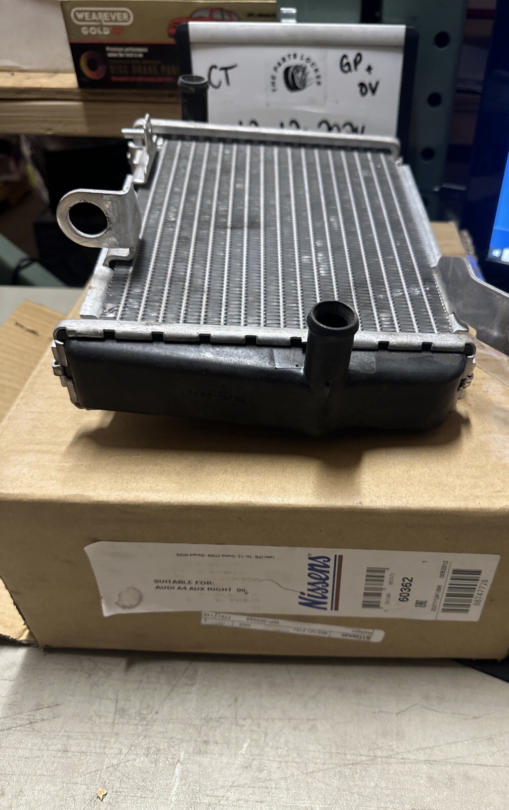 Radiator-Base, GAS, Eng Code: BHF, Natural Nissens 60362