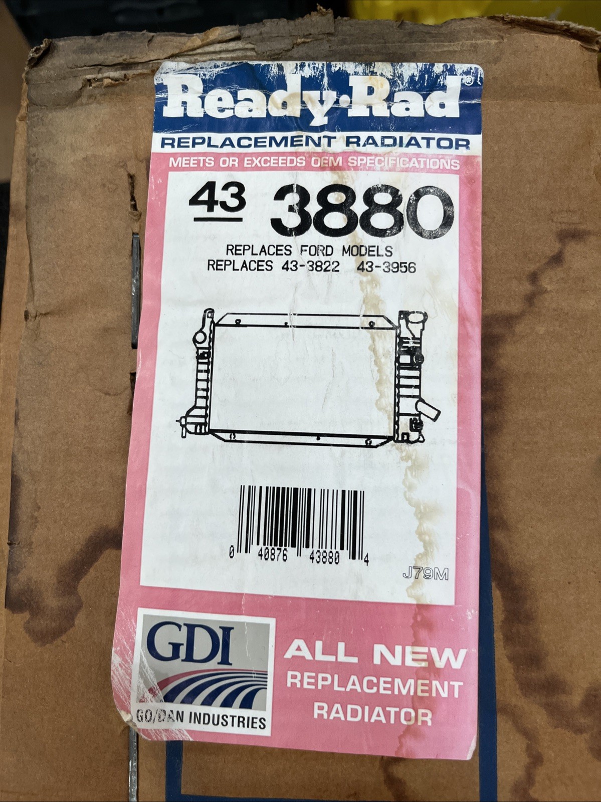 Ready-Rad Replacement Radiator 43-3880 (Replaces Ford 43-3822/ 43-3956) - Image 4