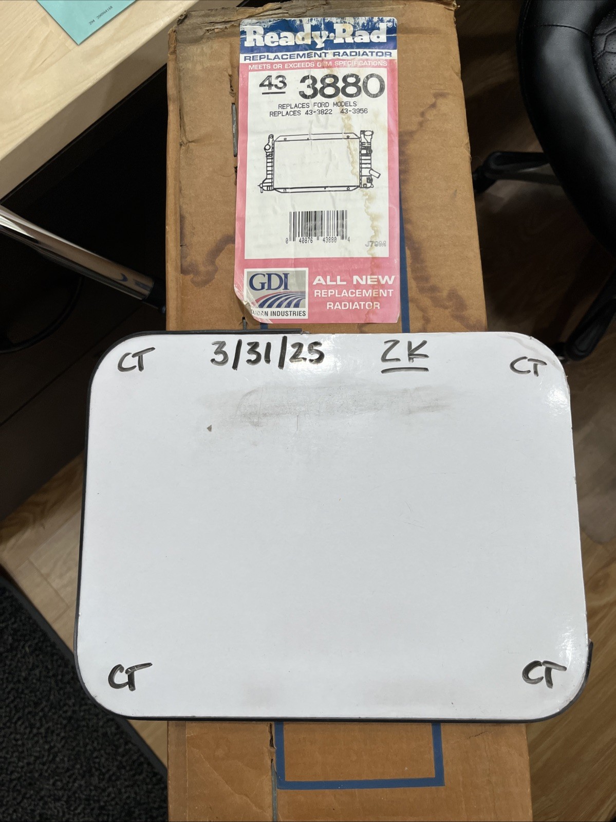 Ready-Rad Replacement Radiator 43-3880 (Replaces Ford 43-3822/ 43-3956)