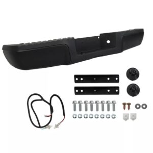 Rear Bumper Assembly For 2008-2016 Ford F-250 F-350 F-450 Super Duty Steel Black