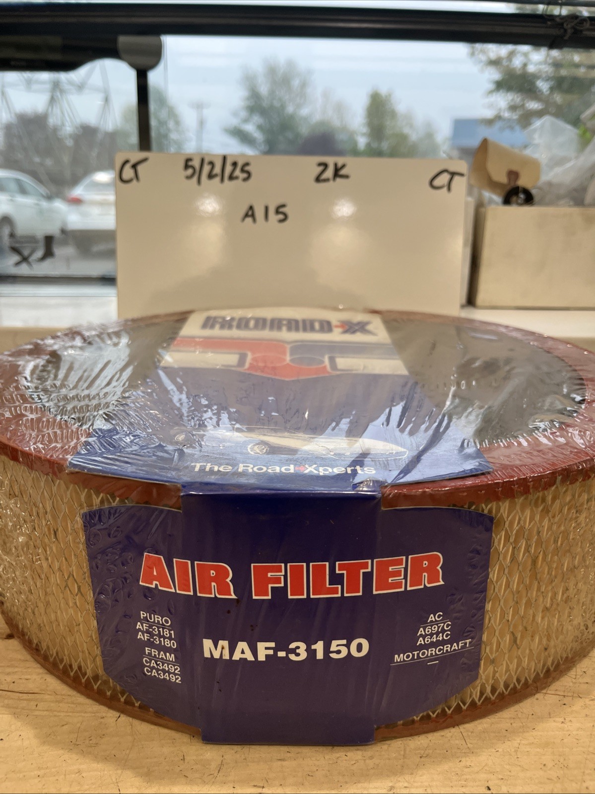 Road Xperts MAF-3150 Air Filter (Carquest 87096 box)