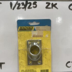 SEACHOICE 37901 RECTANGULAR BASE RAIL FITTING 60DEGREE CHROME ZAMAK BOATINGMALL