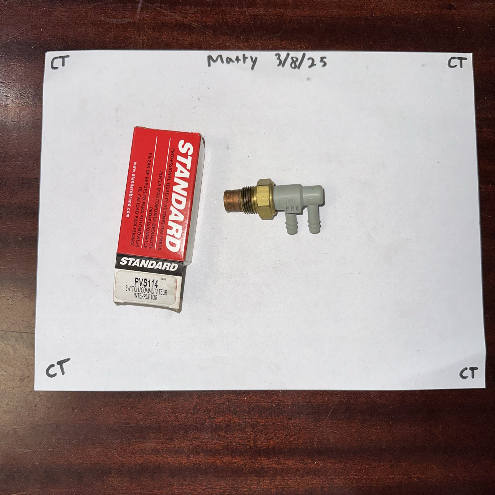 SMP PVS114 NEW Ported Vacuum Switch