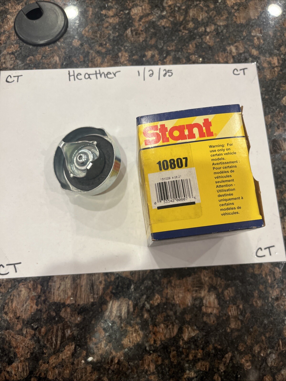 STANT FUEL CAP 10807