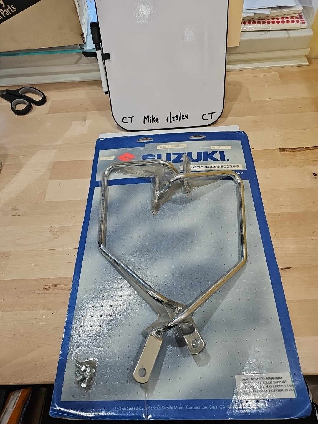 Saddle Bag Support Guard Luggage Rack for Suzuki Vz 800 Intruder Marauder Pair