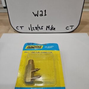 Seachoice 20511 Male Quick Connect Fuel Tank Fitting for Boats