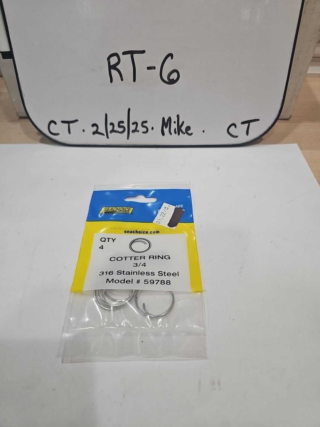 Seachoice 3/4" Cotter Ring 4-pk #59788