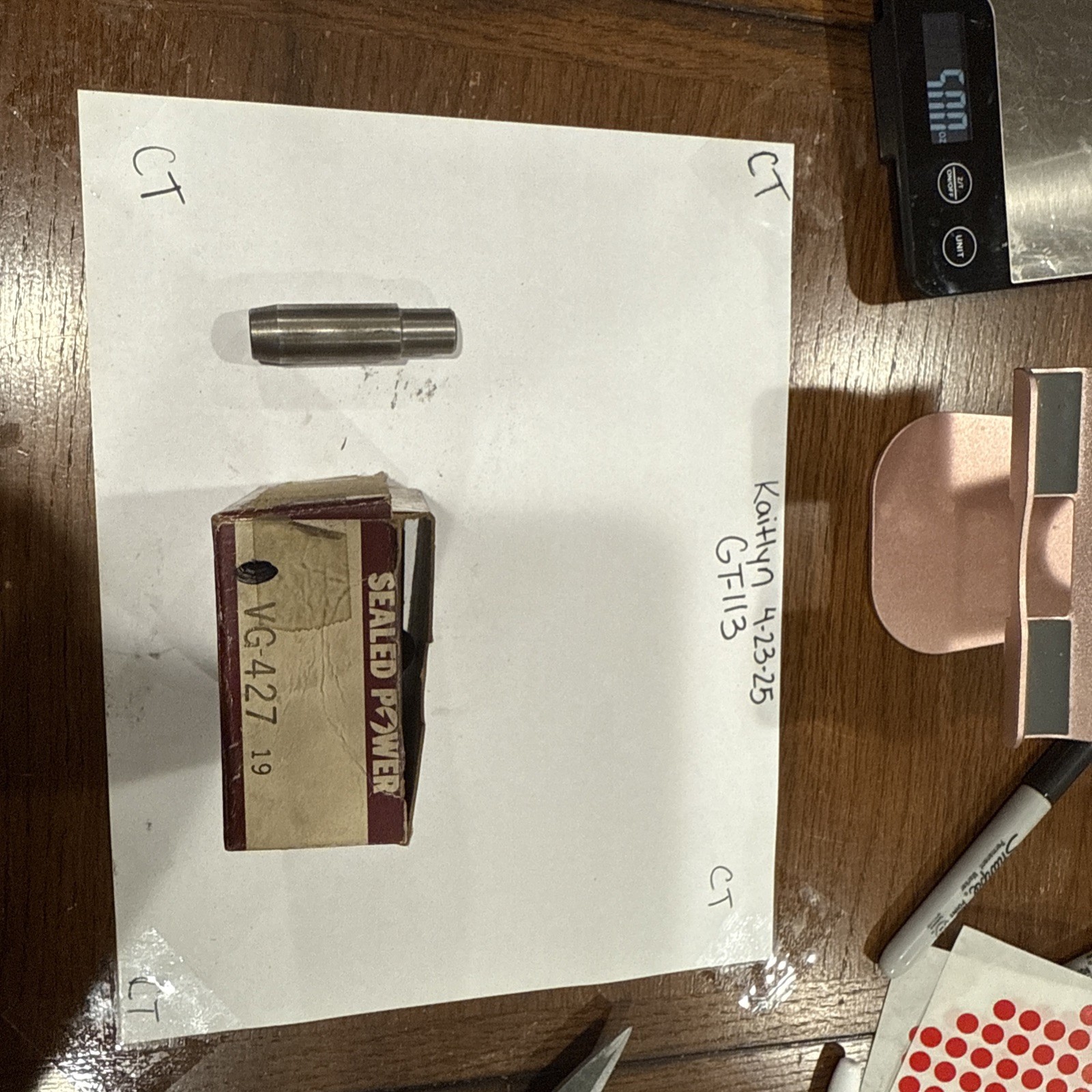 Sealed Power VG-427 EXHAUST Engine Valve Guides Continental SOLD INDIVIDUALLY