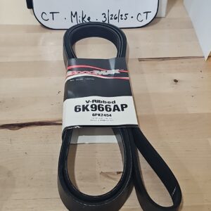 Serpentine Belt-Automotive V-Ribbed Belt (Standard) Roadmax 6K966AP