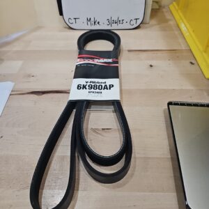 Serpentine Belt-Automotive V-Ribbed Belt (Standard) Roadmax 6K980AP