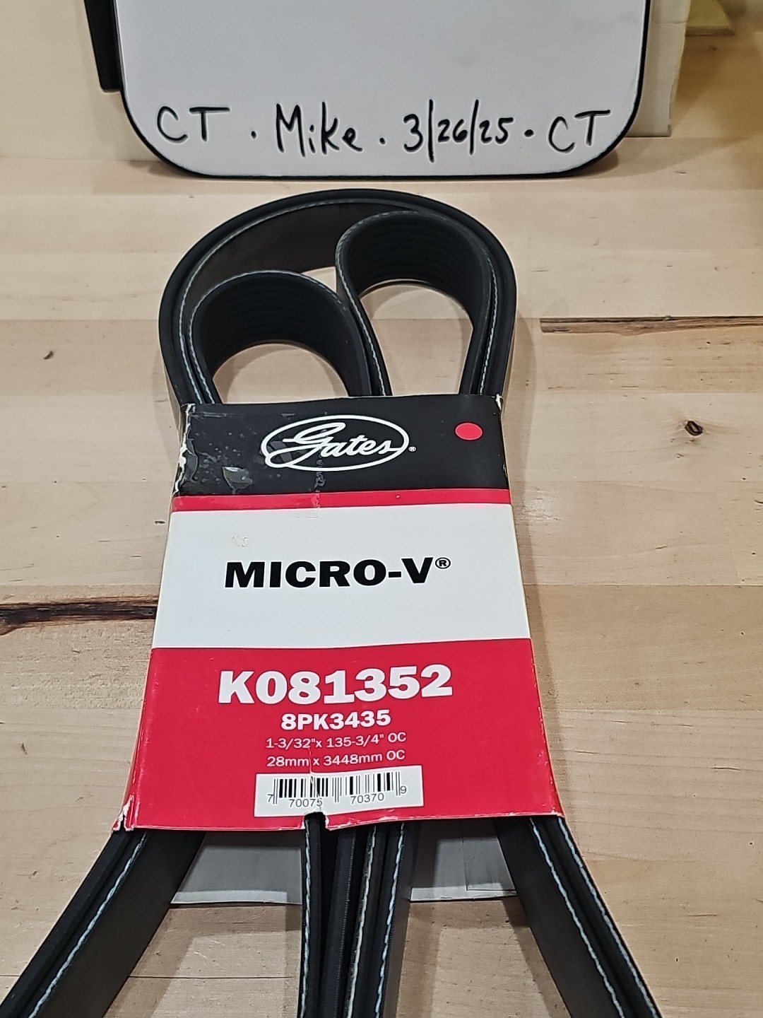 Serpentine Belt-Premium OE Micro-V Belt Gates K081352 - Image 3