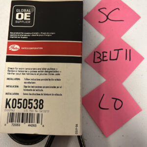 Serpentine Belt-Premium OE Micro-V Belt Gates Standard K050538