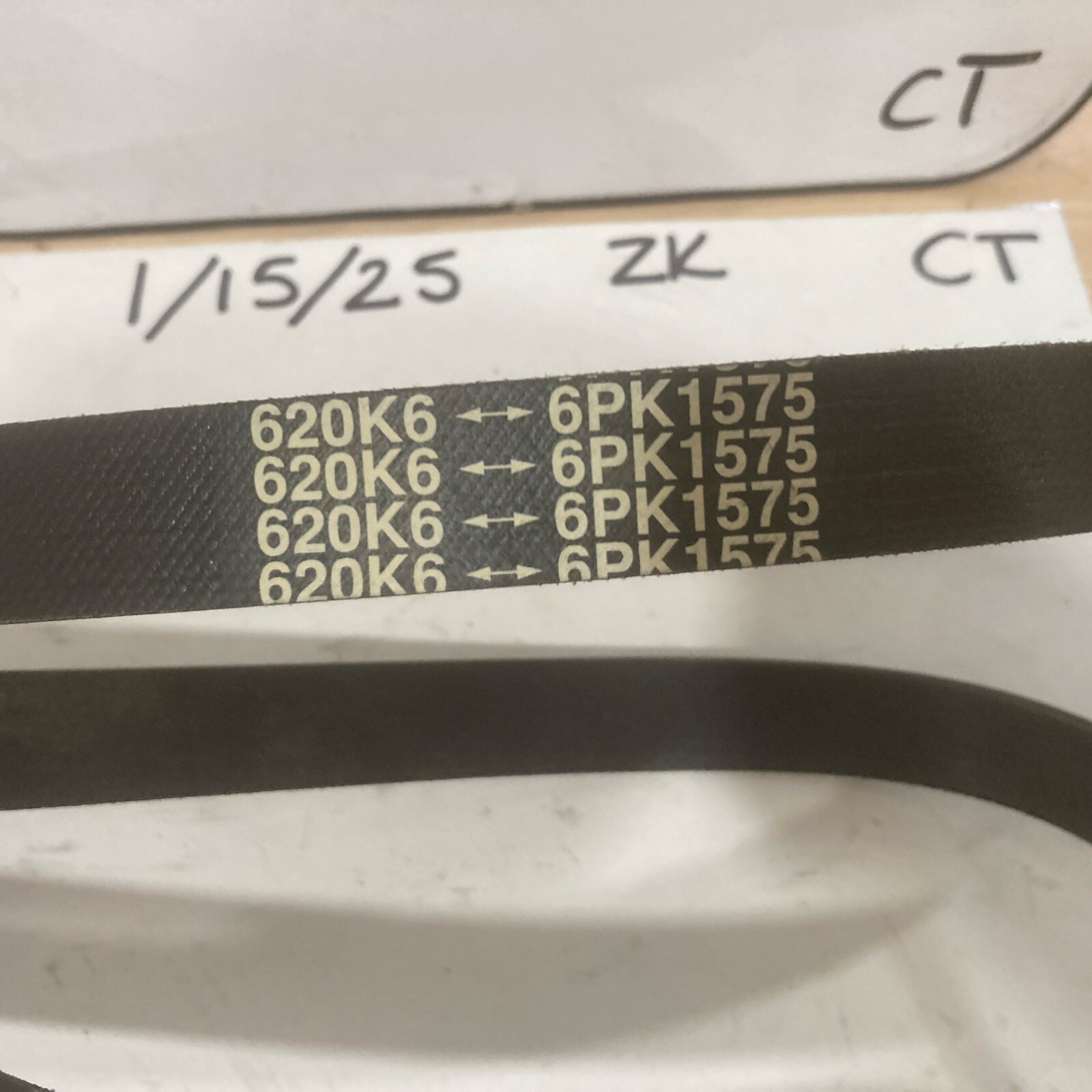 Service Champ 620K6 Accessory Drive Belt System Components - Serpentine Belt - Image 3