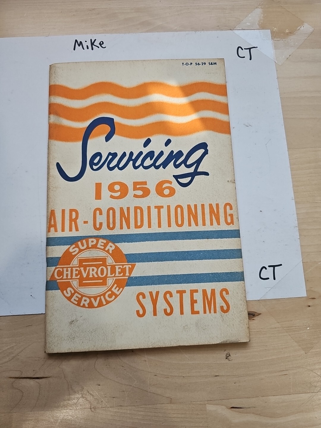 Servicing 1956 Chevrolet Air-Conditioning Systems booklet 38 Pages Details Steps