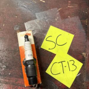 Spark Plug-Copper Resistor Autolite 666 NOS