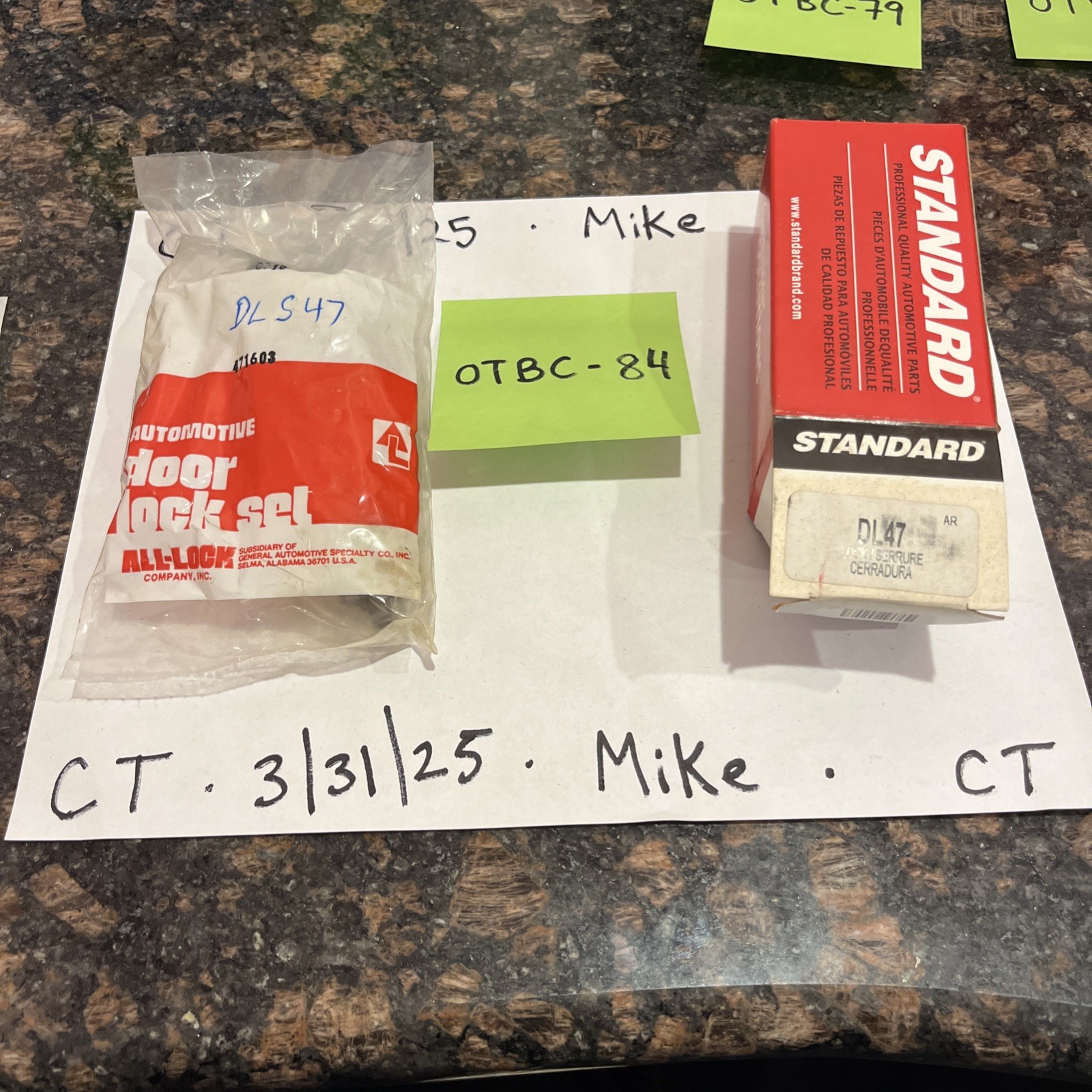 Standard DL47 Door Lock Set - Image 3