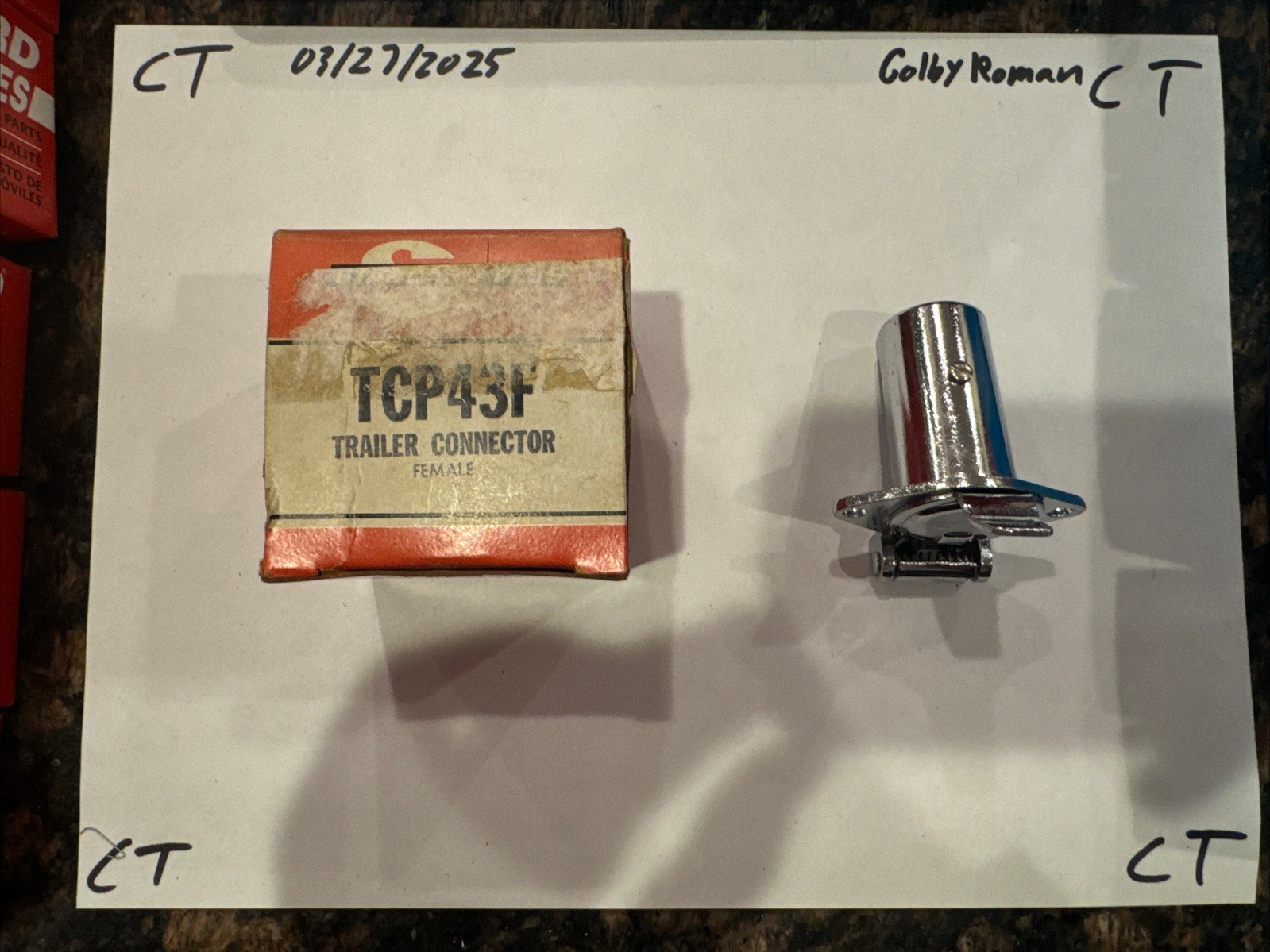 Standard Ignition Parts TCP43F Female