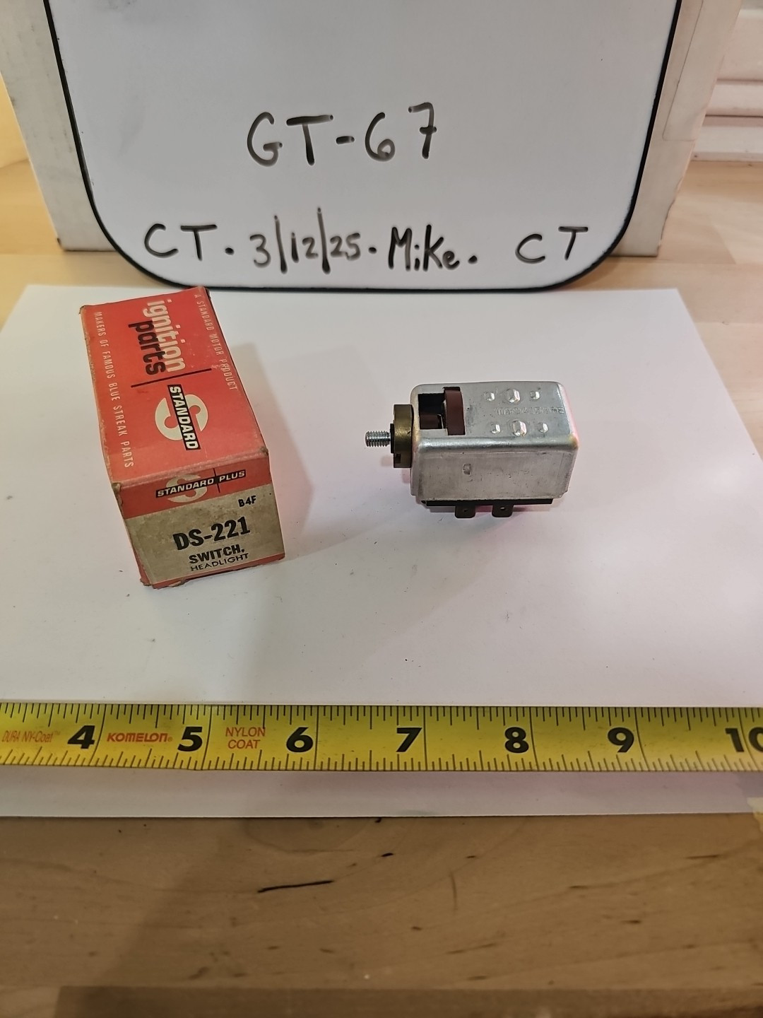 Standard Motor Products DS-221 Headlight Universal Switches