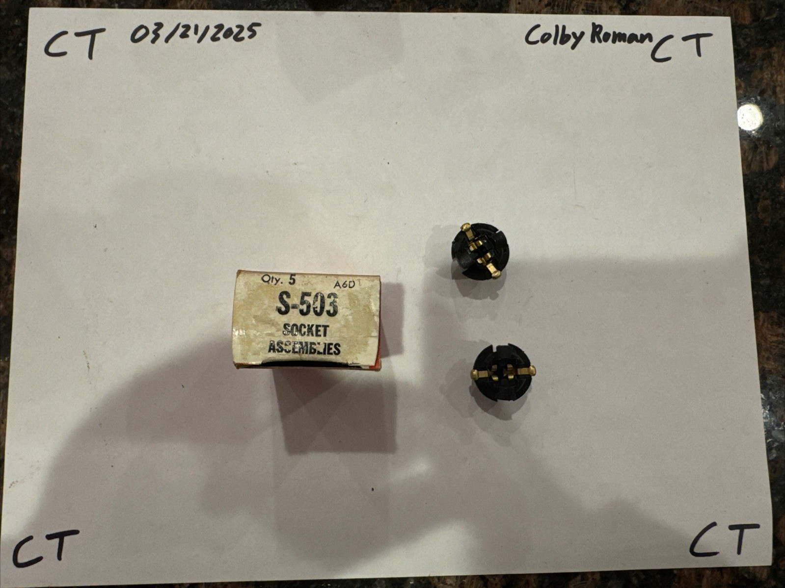 Standard Motor Products S-503A Multi-Purpose Light Bulb Socket 2Pc