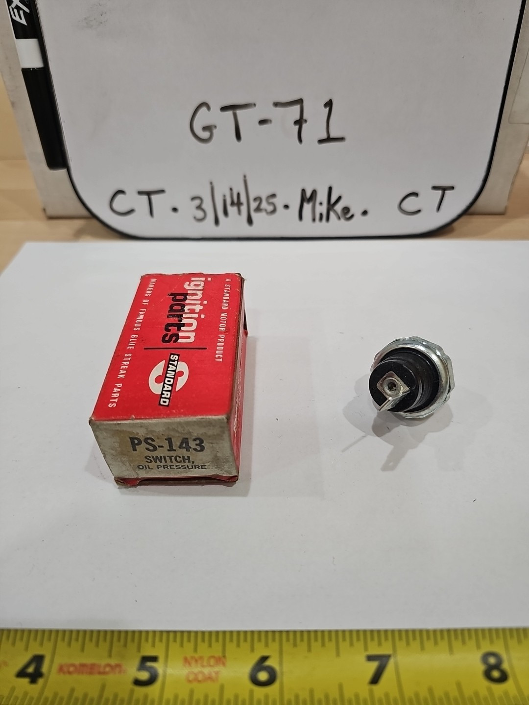 Standard PS-143 Oil Pressure Switch