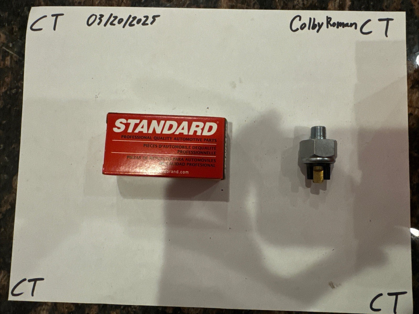 Standard SLS33 Stoplight Switch repl OEM 0344004001 FIT Porsche Volkswagen 63-76