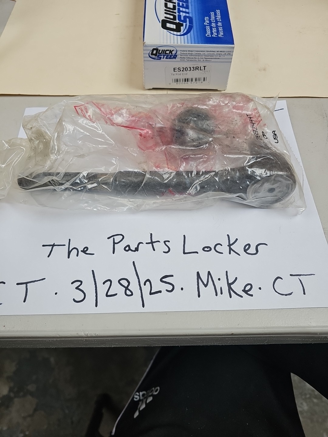 Steering Tie Rod End QuickSteer ES2033RLT - Image 4