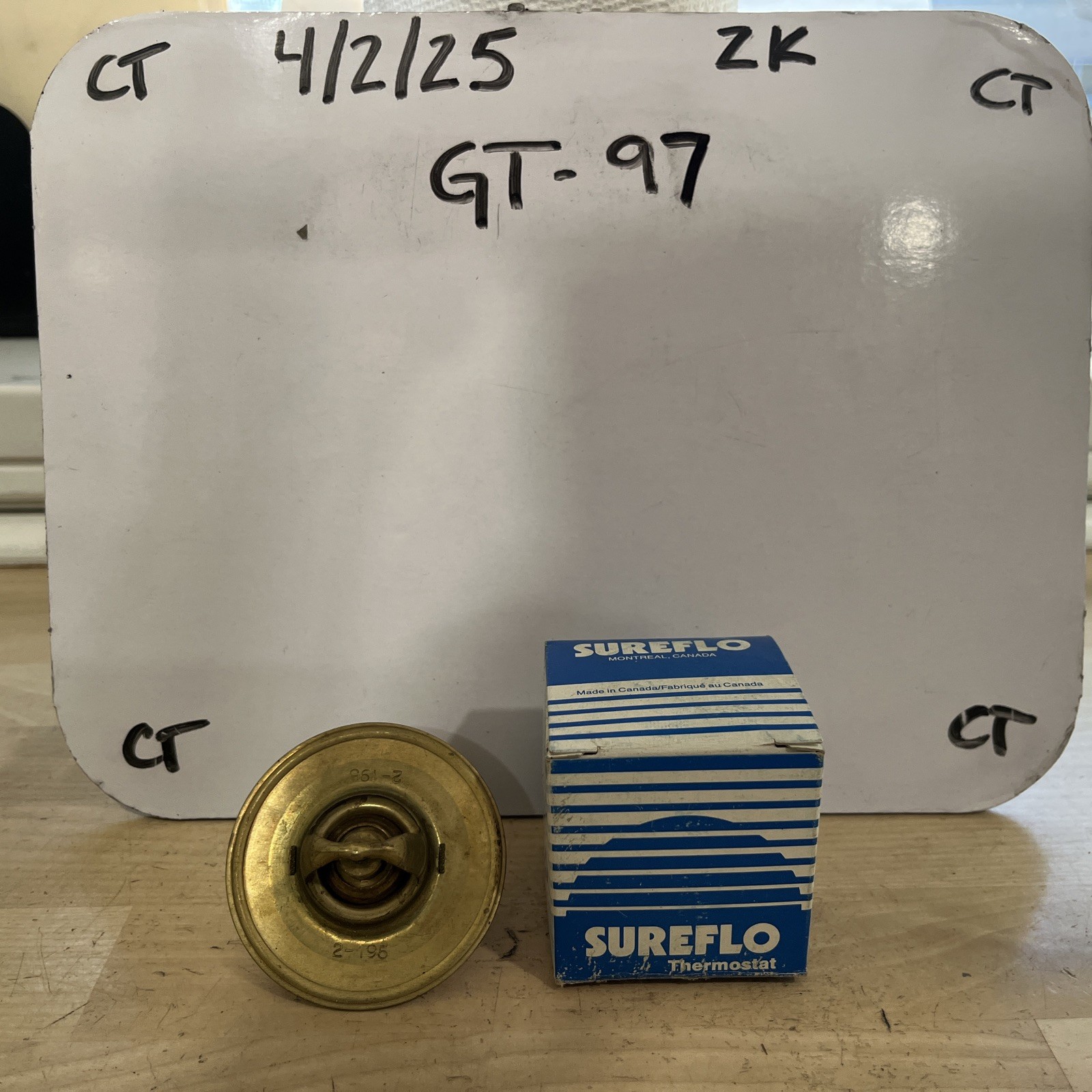 Sure Flo Engine Coolant Thermostat 2-195 (13079)