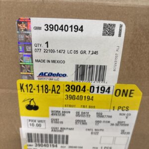 Suspension Strut Assembly Genuine GM ACDelco OEM Part 39040194 16-19 Cruze NOS