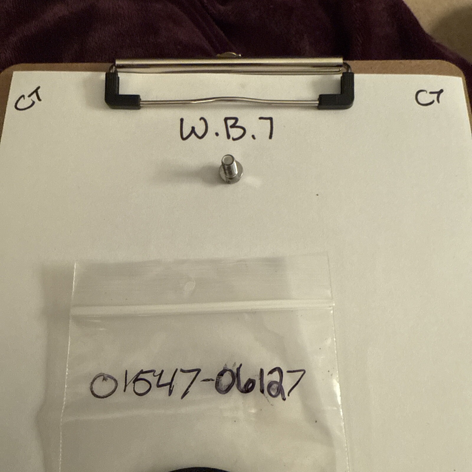 Suzuki BOLT 6X12 01547-06127 OEM NEW