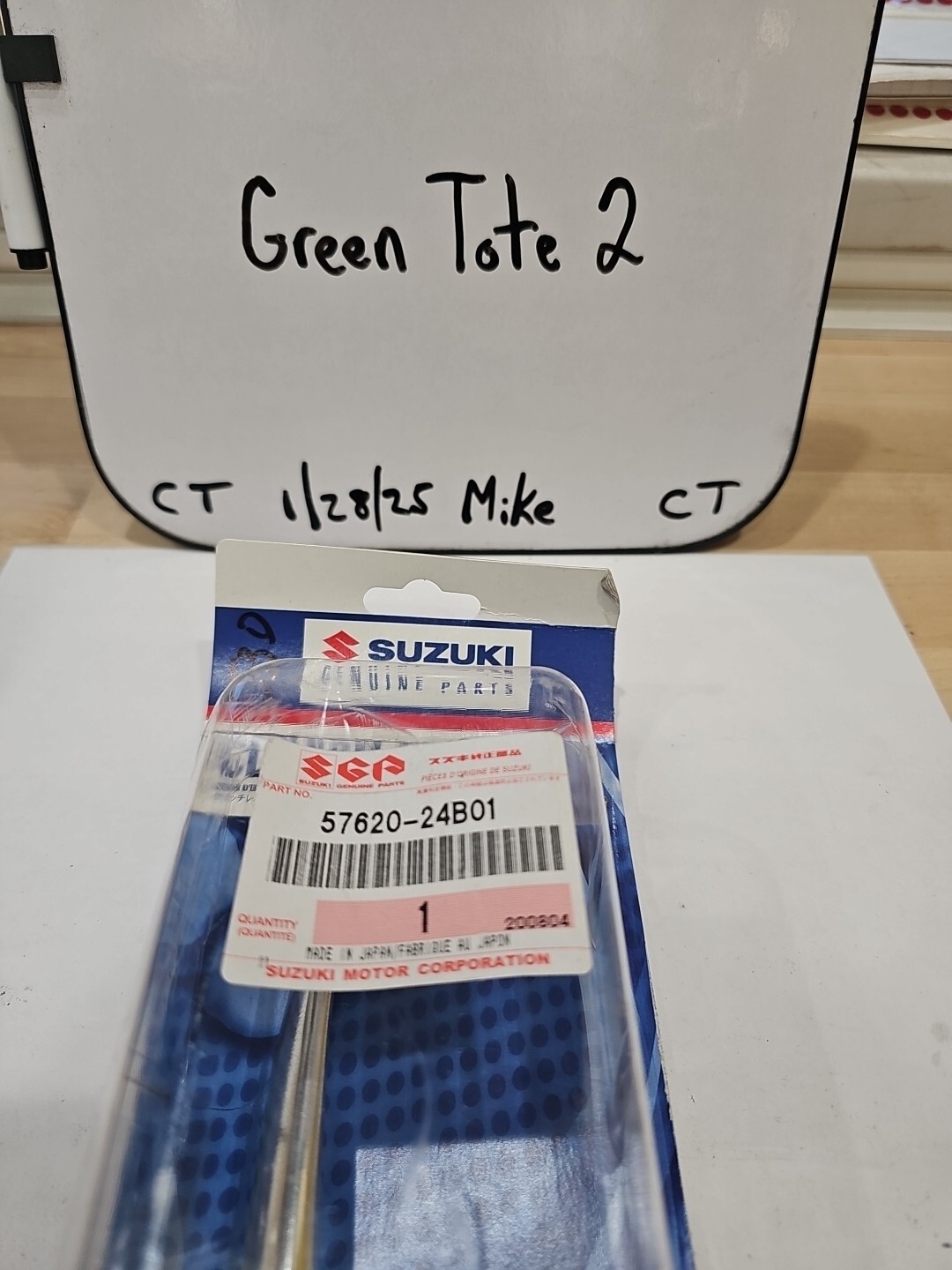 Suzuki LEVER,CLUTCH 57620-24B01 OEM NEW - Image 3