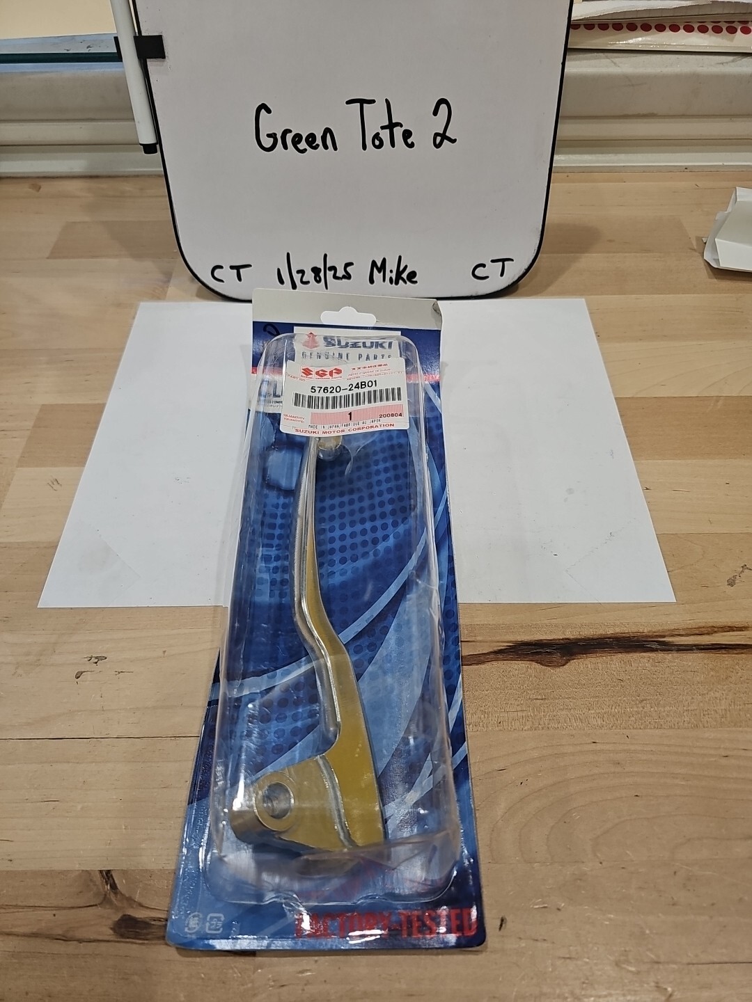 Suzuki LEVER,CLUTCH 57620-24B01 OEM NEW