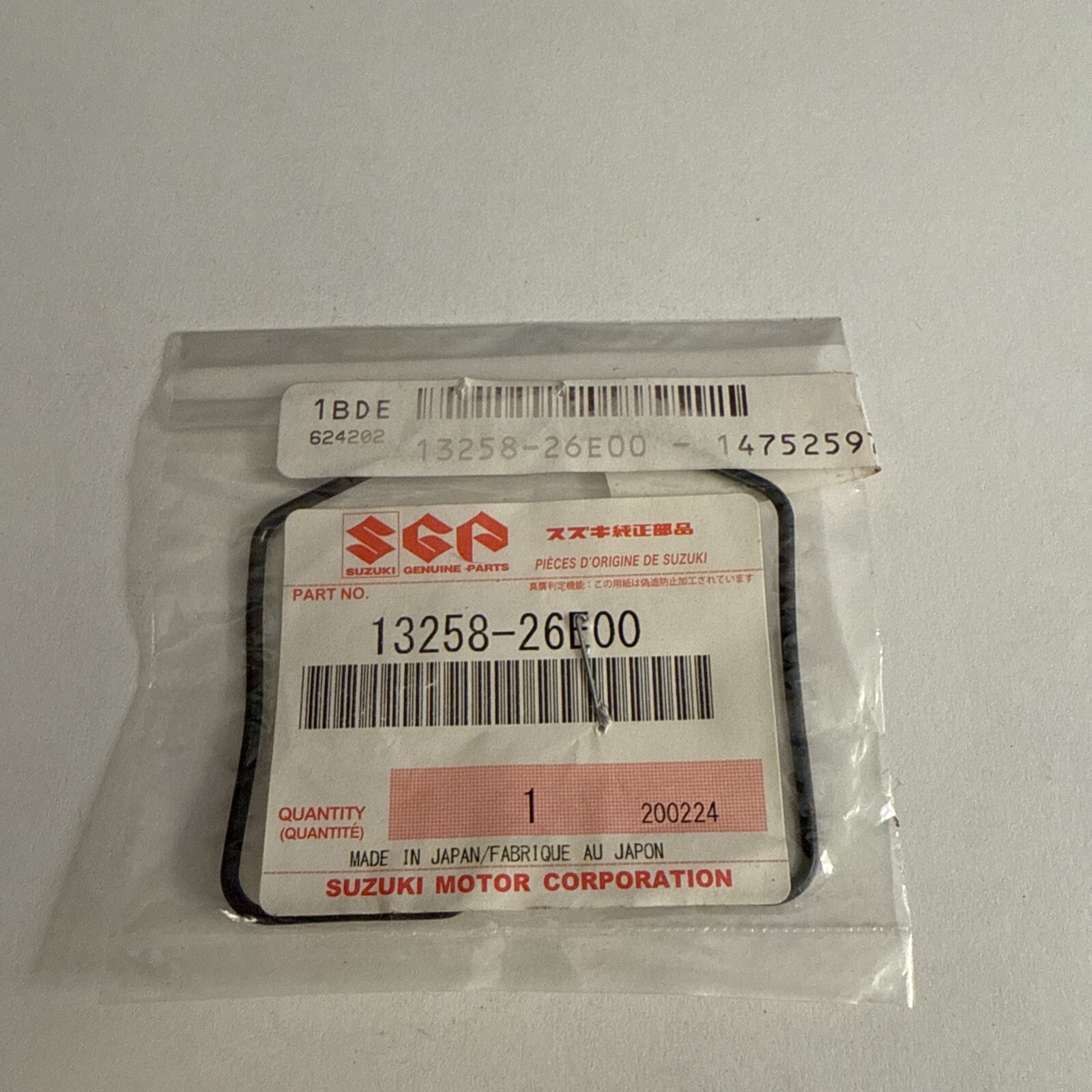 Suzuki OEM Part 13258-26E00 O RING - Image 3